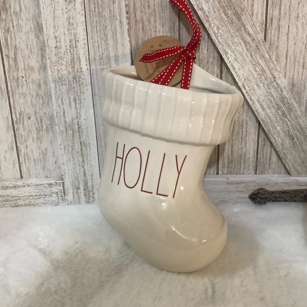 Rae Dunn Christmas Holly Wall Planter
